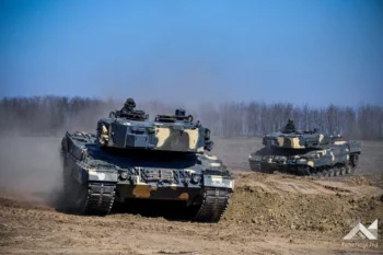 Vojenský armádní tank maďarských obranných sil