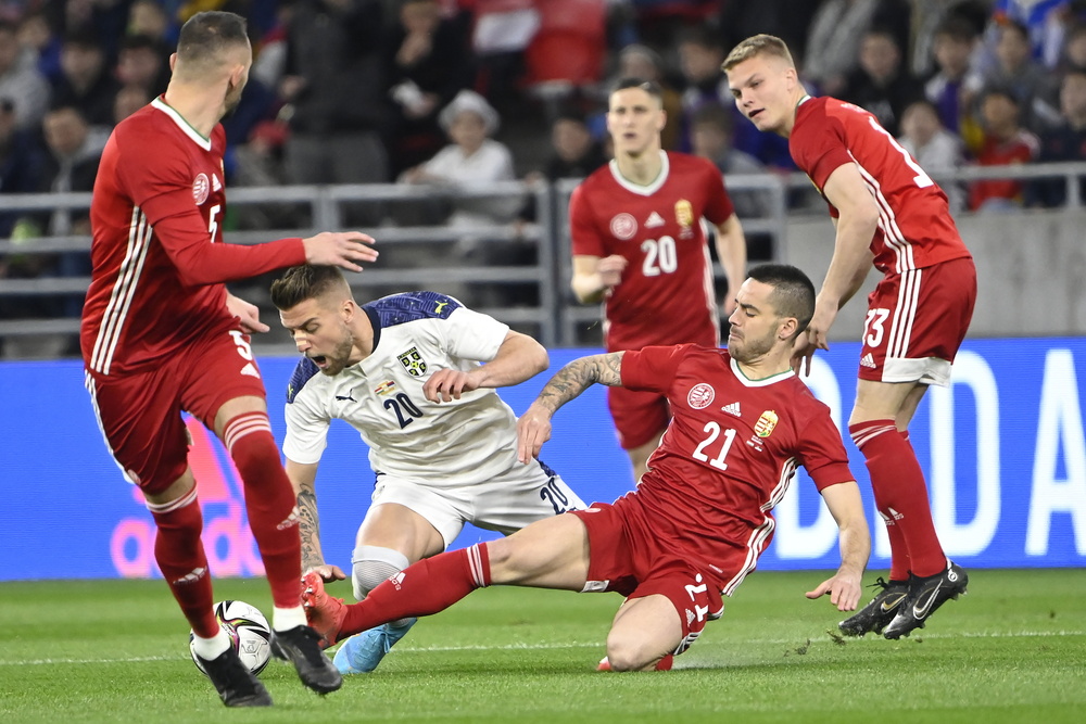 Hungary football Serbia friendly match