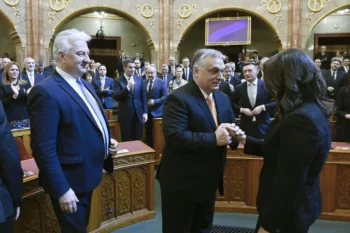 Katalin Novák a premiér Orbán