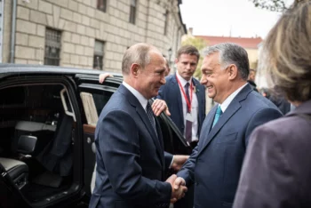 Putin Orbán Russisches Gas