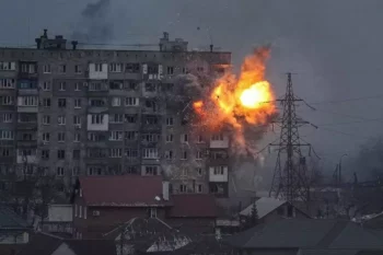 ウクライナの砲撃