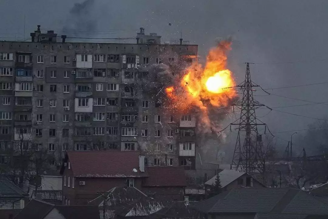 Shelling Ukraine