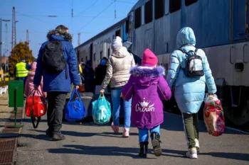 Біженці України