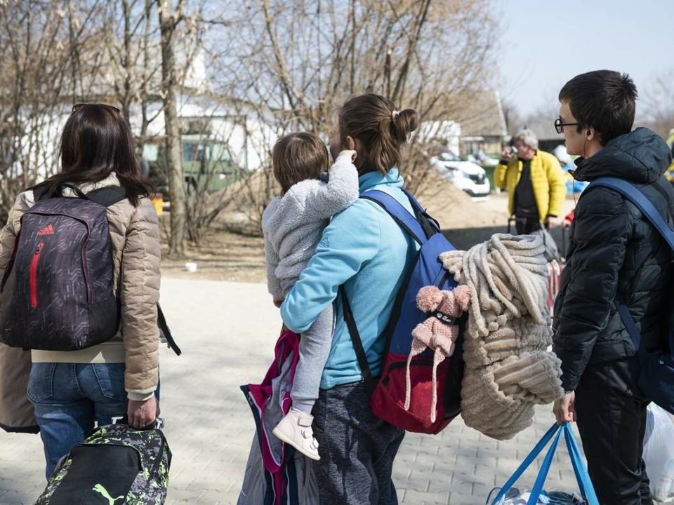 Ukrainische Flüchtlinge in Ungarn