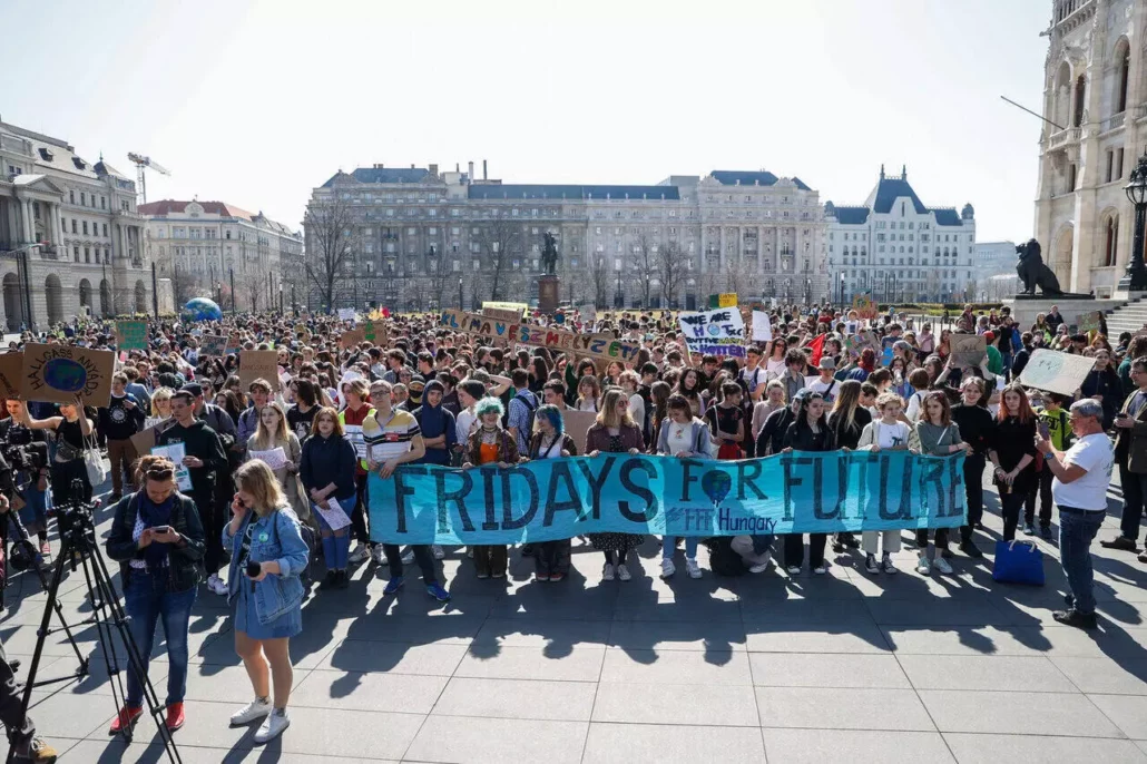 protesta_cambio_climático_en_budapest