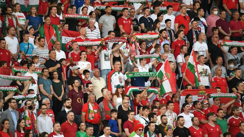 Ungarn Fans Fußball