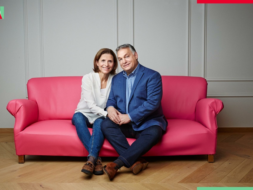 orbán and his wife