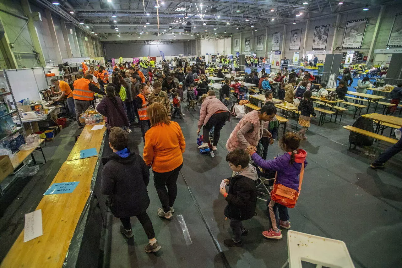 BOK centre in Budapest welcoming Ukrainian refugees