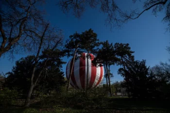 Balón městského parku v Budapešti