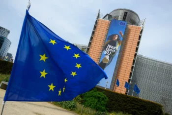 欧州連合 EU の旗
