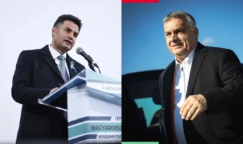 Elezioni ungheresi Viktor Orbán e Péter Márki-Zay