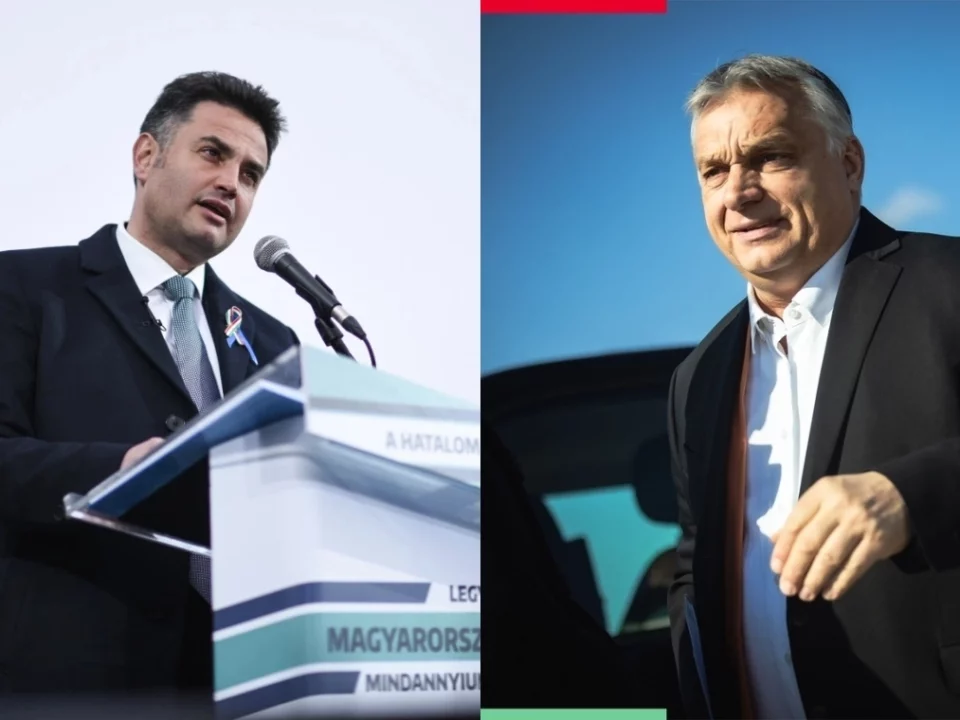Mađarski izbori Viktor Orbán i Péter Márki-Zay