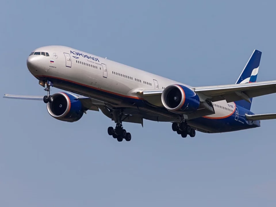 Russian plane Aeroflot