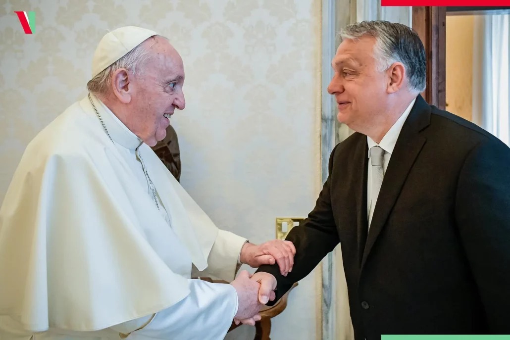 Viktor Orbán Papež František Vatikán Řím Itálie