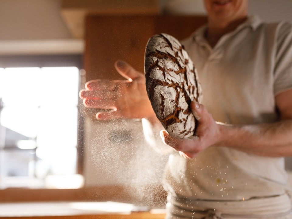 pan de harina de panadero