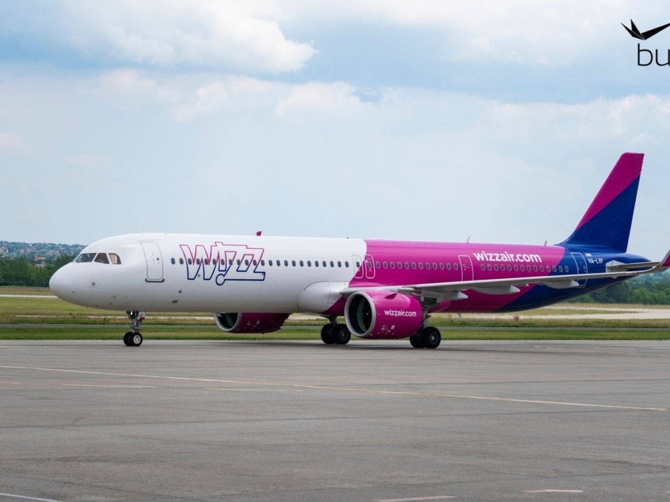 Літак угорської авіакомпанії Wizz Air