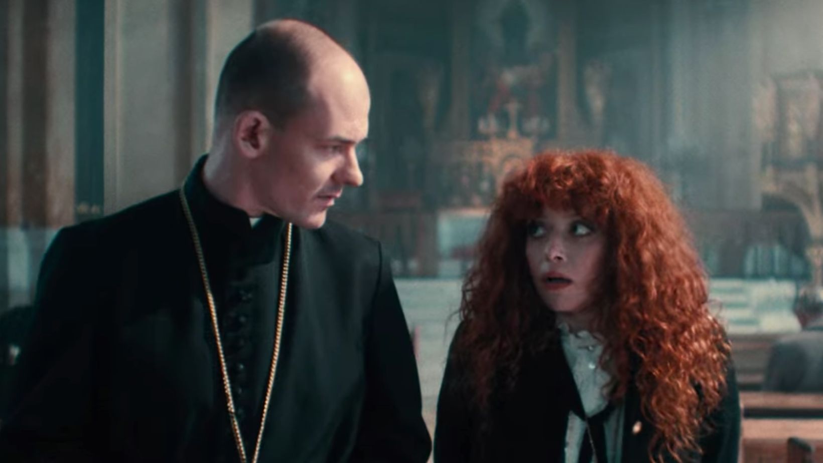 Akos Orosz and Natasha Lyonne in the Russian Doll