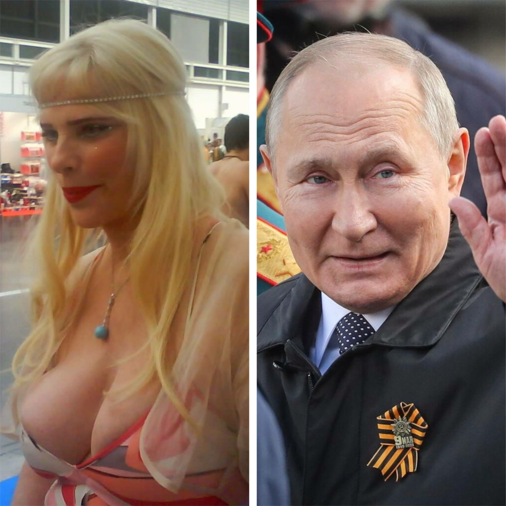Cicciolina i Putin seks