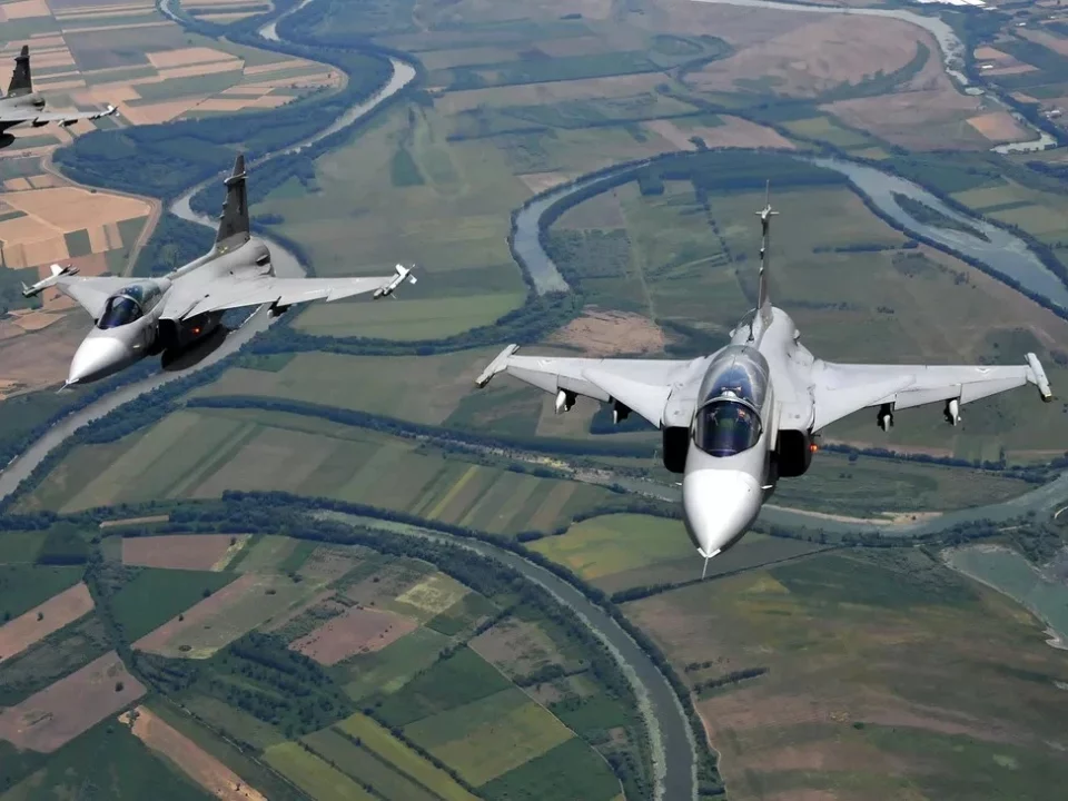 Fighter jets over Hungary