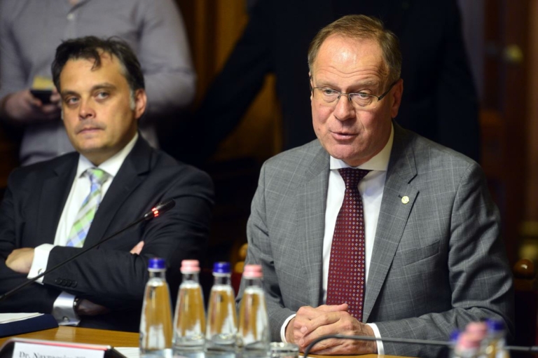 Tibor Navracsics, the candidate to lead a new ministry for regional development and the utilisation of European Union funds
