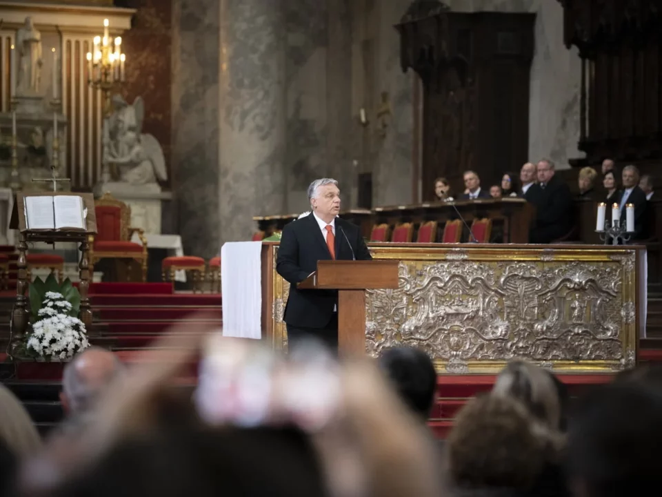 Viktor Orbán in Esztergom