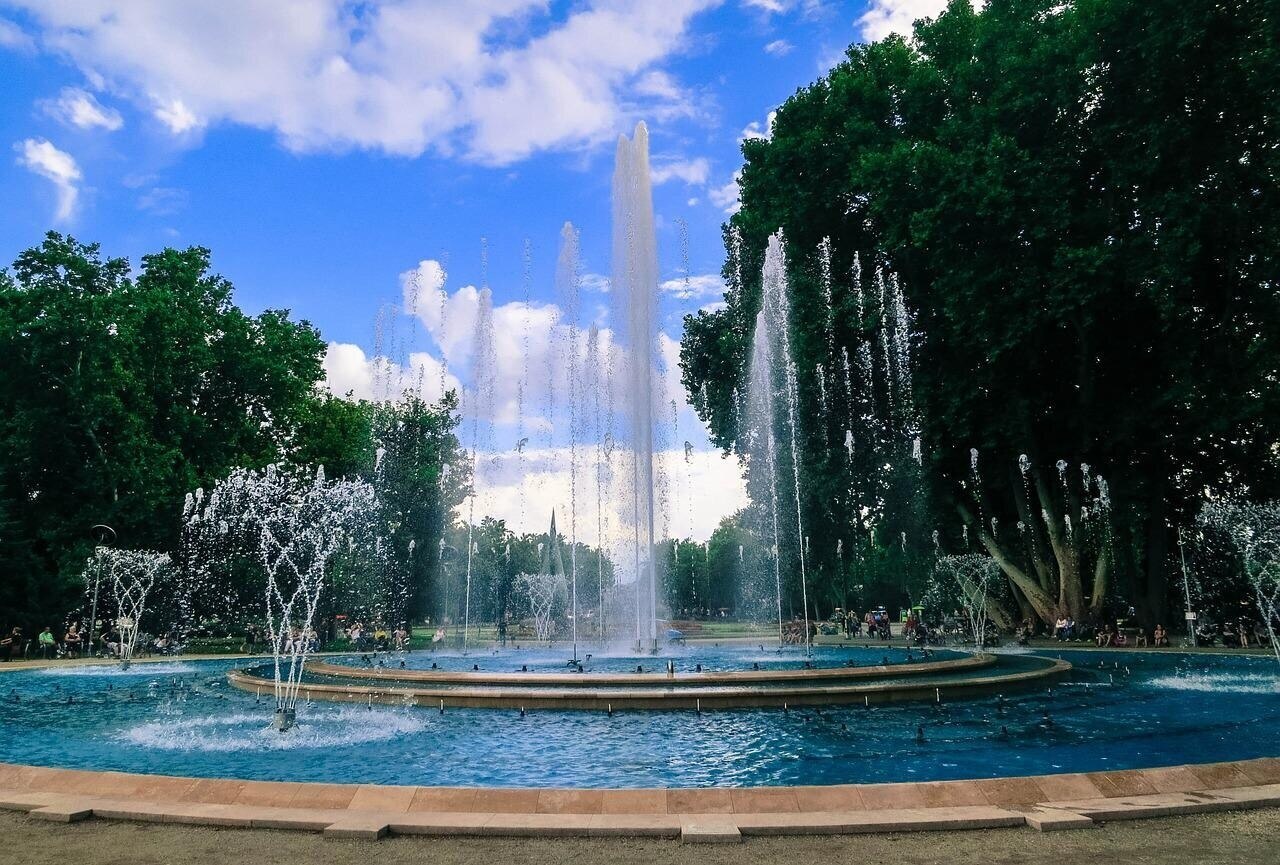 budapest margaret island fountain