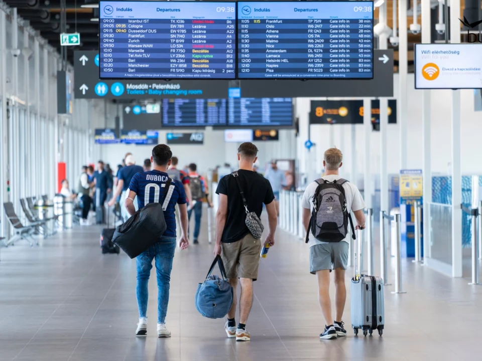 Daň pro cestující na letišti v Budapešti