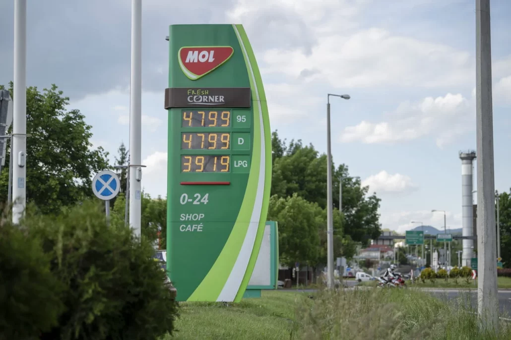 Bouchon de carburant en Hongrie