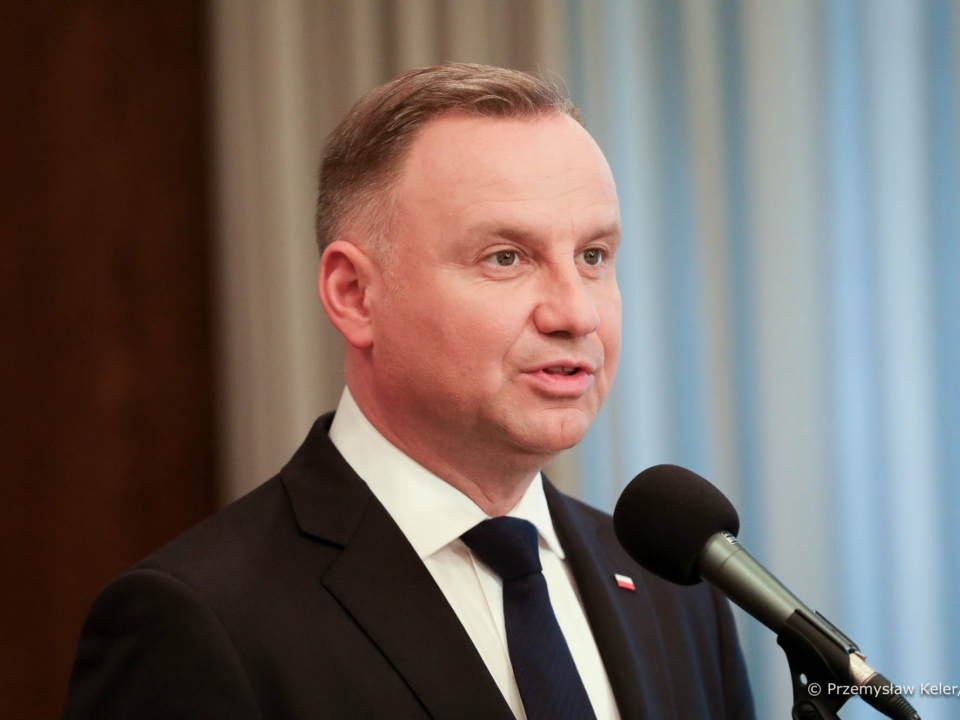 Polish president Andrzej Duda