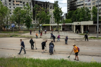 Ukraine war Russia bloc of flats