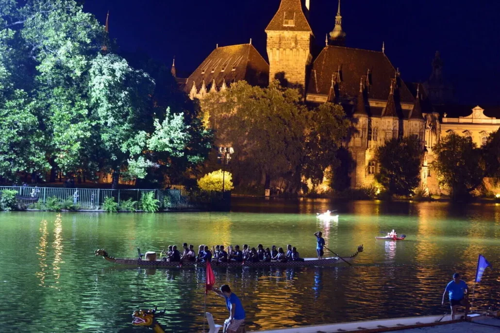 Il castello di Vajdahunyad a Budapest