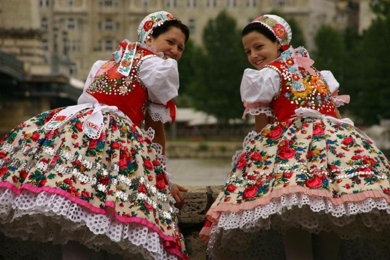 Hungarian Gombos folk clothing foreigners hungarians