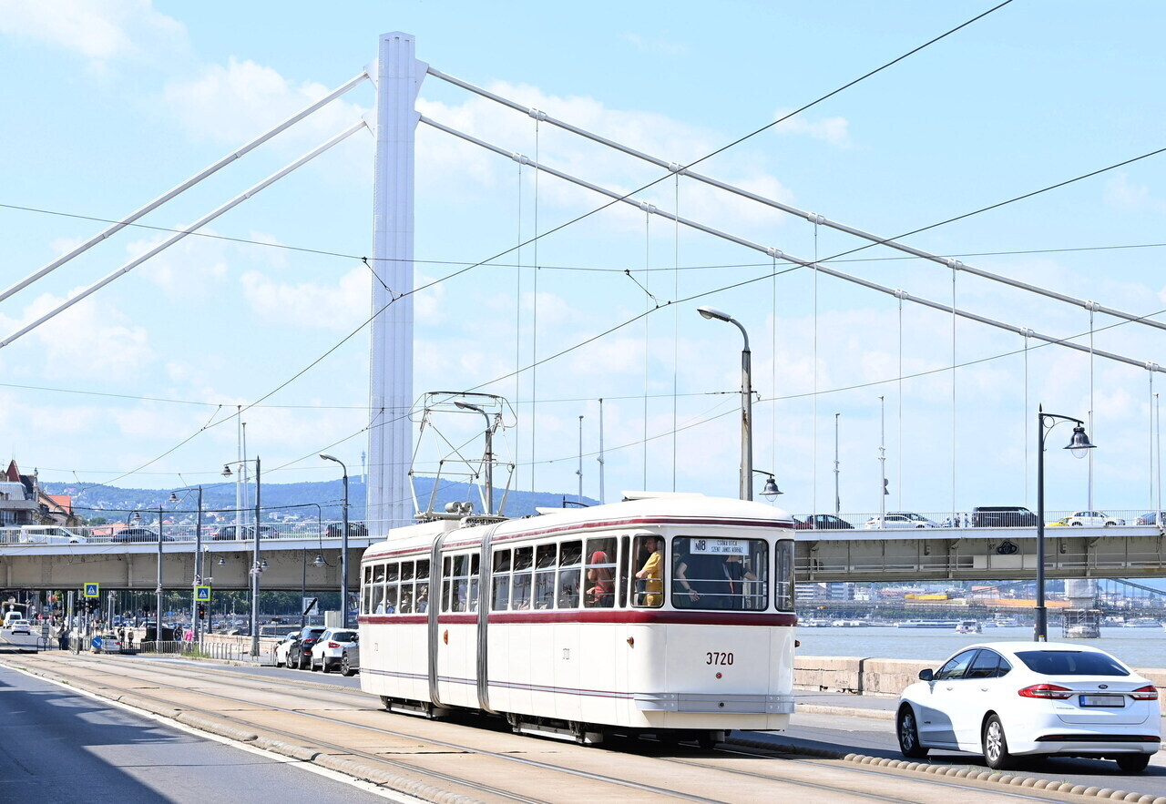 n18 nostalgia tram budapest