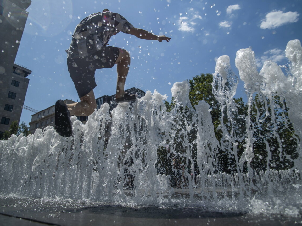 Heatwave summer Budapest