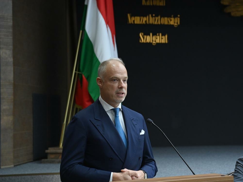 Defence Minister Kristóf Szalay-Bobrovniczky. Photo: MTI