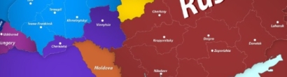 Mapa Ucrania Hungría Transcarpatia Rusia Rumano rector
