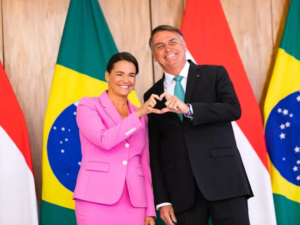 President Katalin Novák and Jair Bolsonaro in Brazil