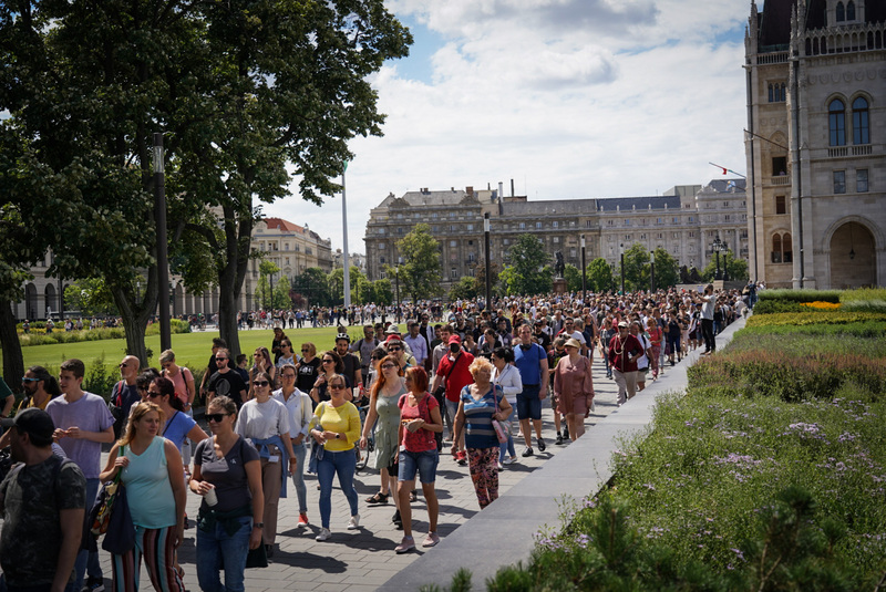 Protest in Budapest