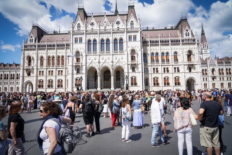 Protest in Budapest