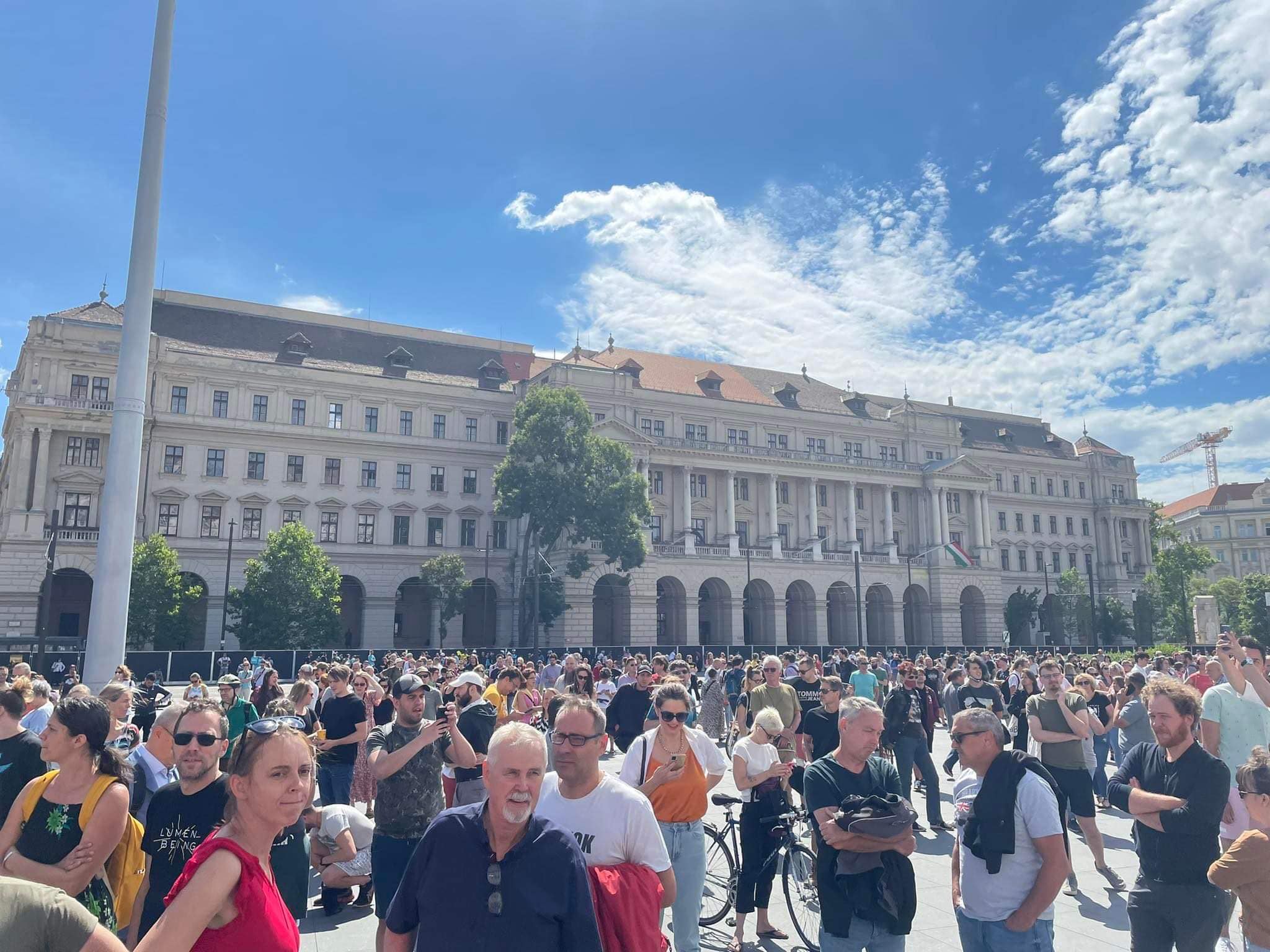 Protest in Budapest