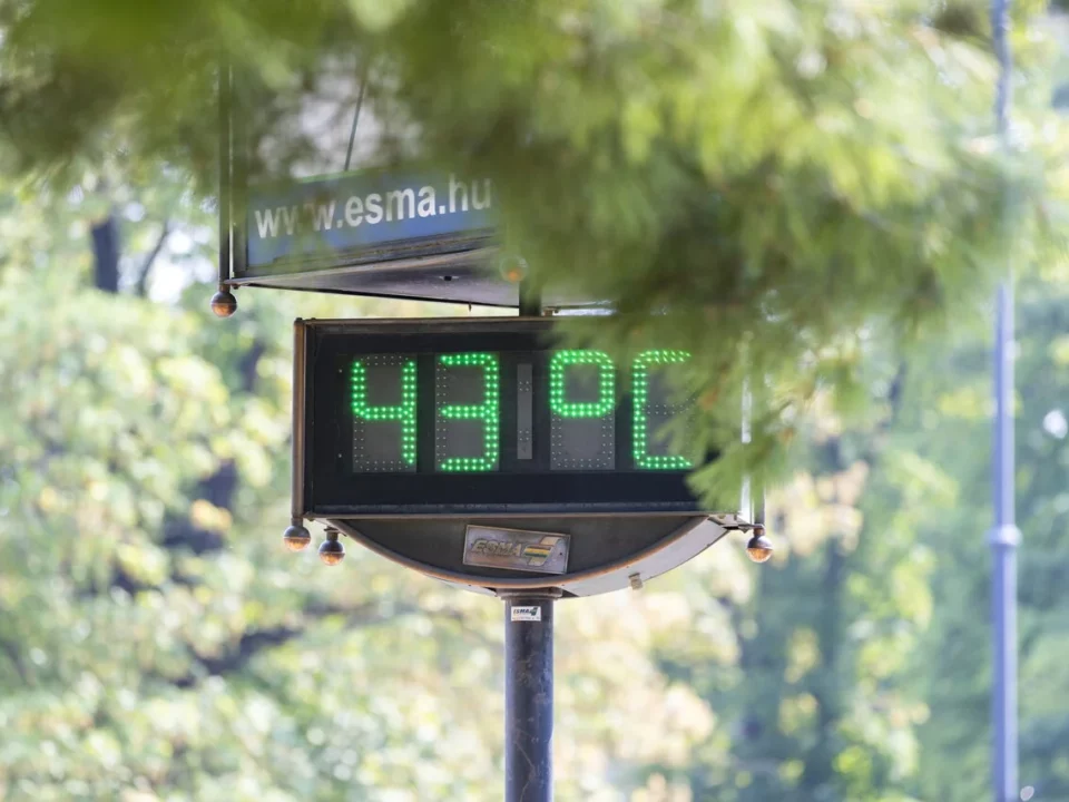 Record high temperature in Hungary