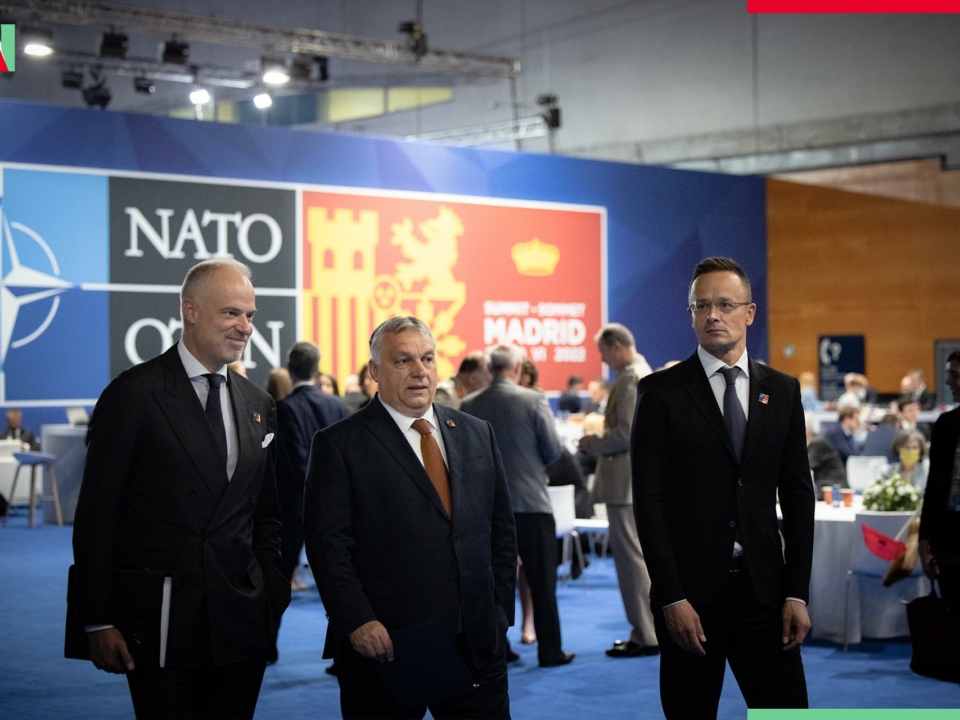 Виктор Орбан на саммите НАТО