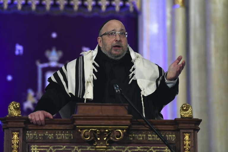 grand rabbin hongrie frölich róbert