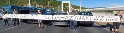 demonstrace budapest budaházy