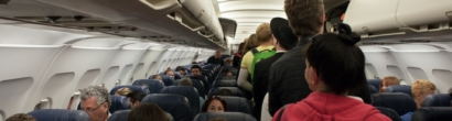 Inside Airplane