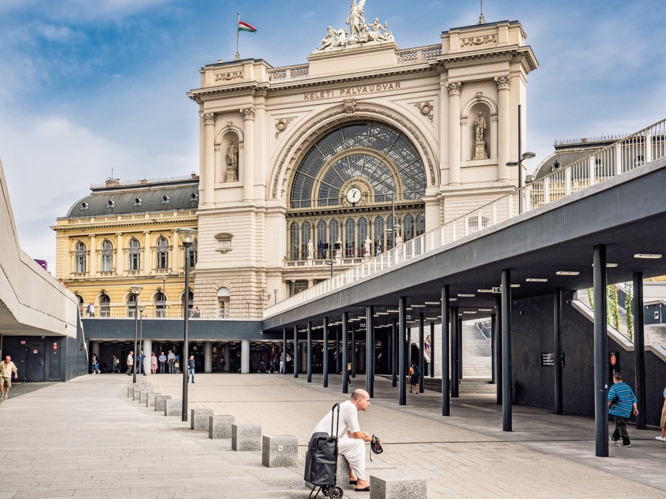 Estación de tren Keleti de Budapest