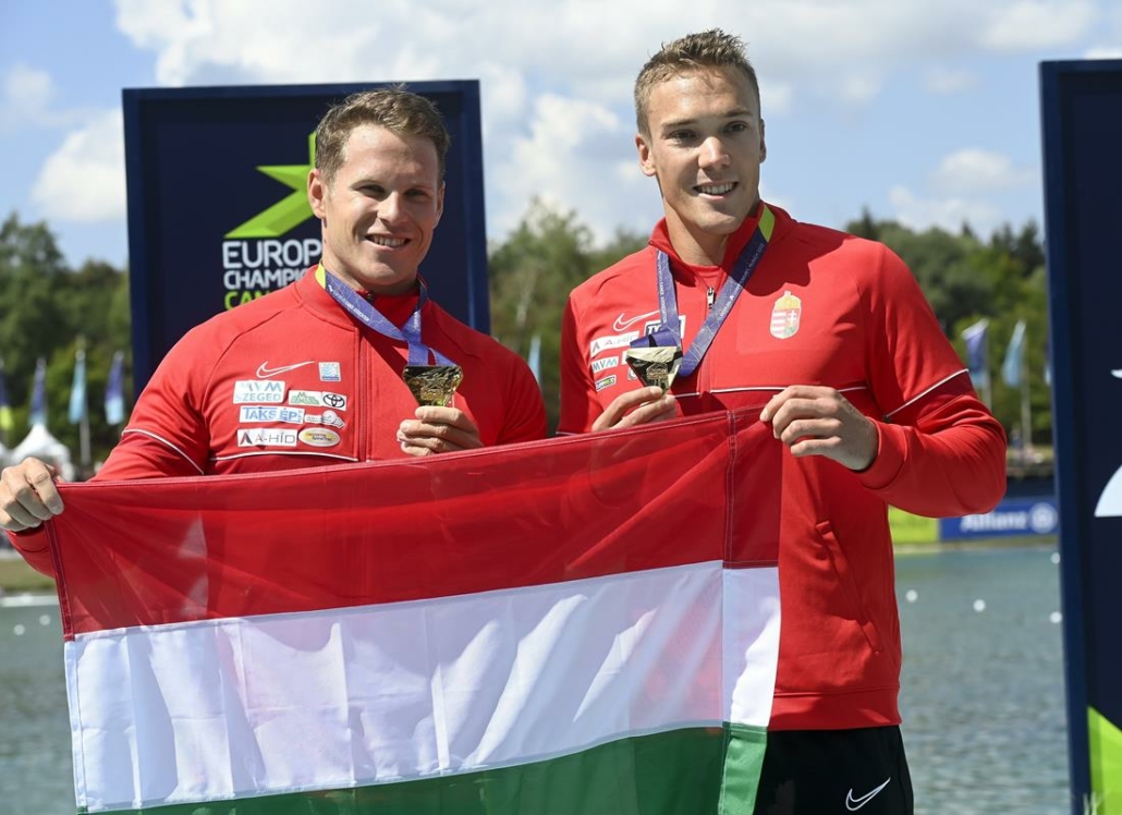 Médaille d'or des Championnats d'Europe de Kayak Canoë en Hongrie