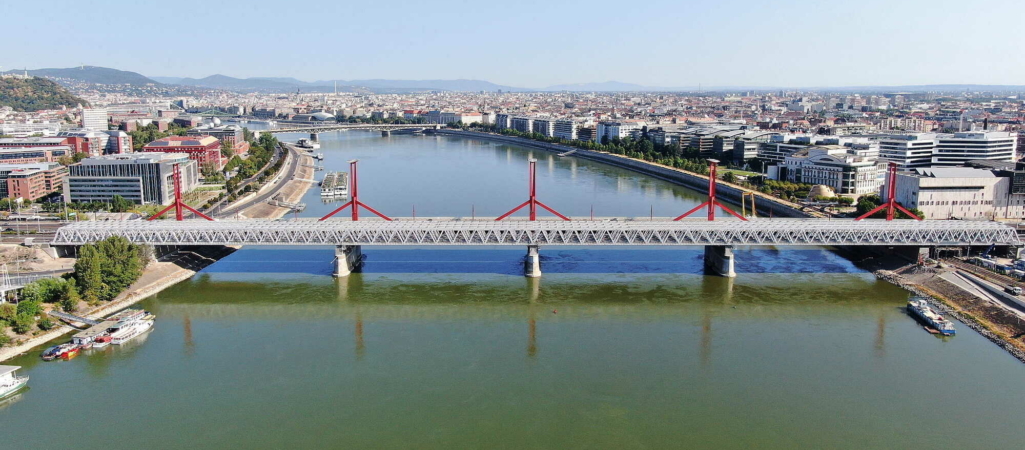 Eisenbahnbrücke Budapest