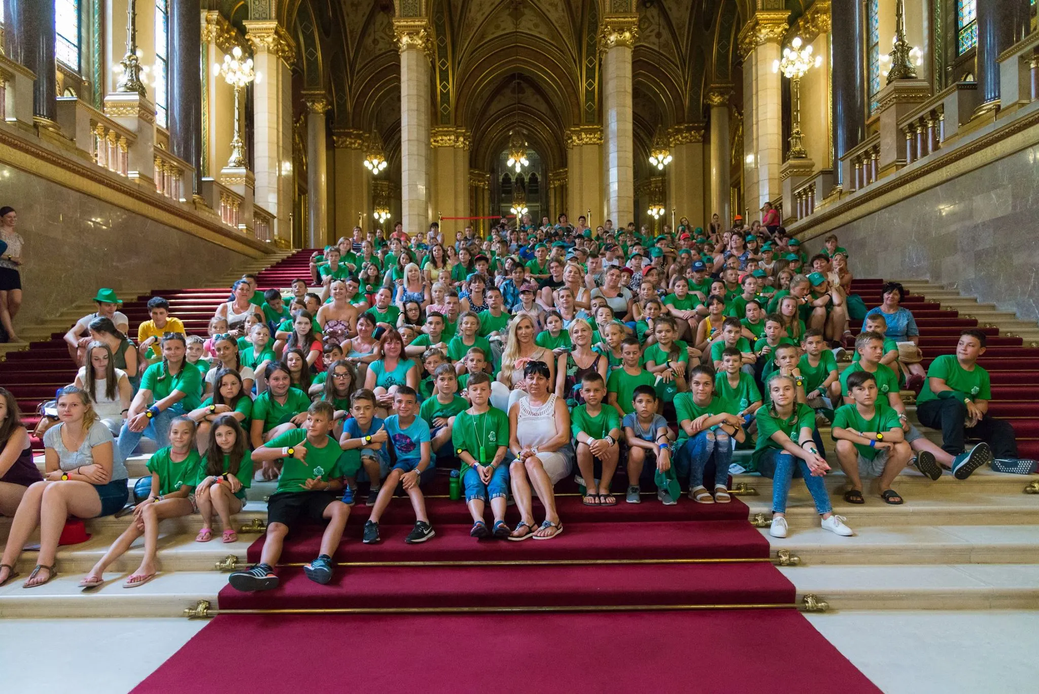 Ukrainian children Budapest camp