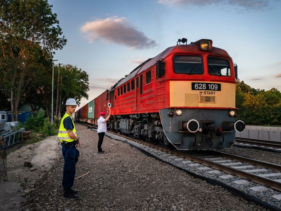 freight transport along the Szeged-Röszke railway line has resumed